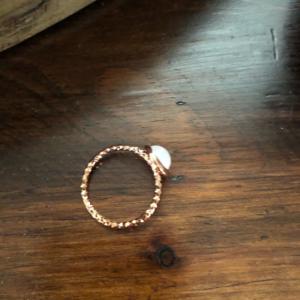 Beautiful Moonstone Milk Glass Ring - Picture 2 of 4